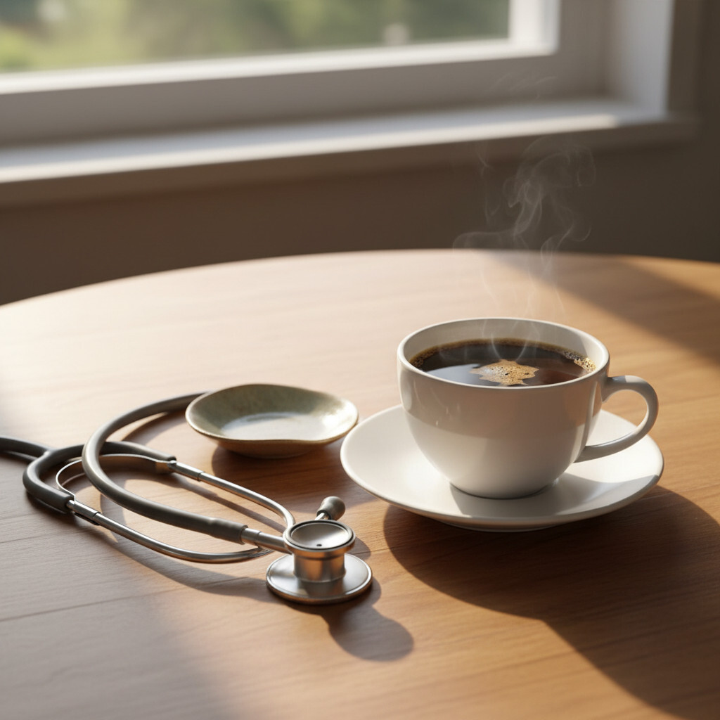 커피 마시면 심장이 쿵쿵?